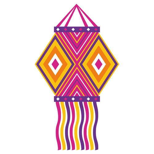 Diwali Decoration Kandeel Sticker